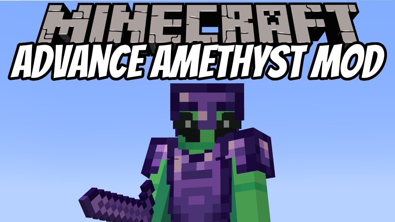 Minecraft: Advance Amethyst Mod | New Pure Armors and Tools - Mod ...