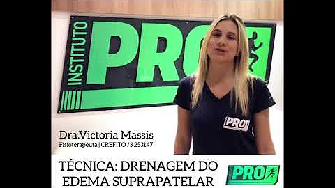 Como drenar inchaço no joelho?