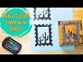 Make a custom stamp using your cricut