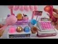[Toy asmr] Cute Ice Cream Shop Cash Register ASMR Satisfying with Unboxing No talking Review Toys