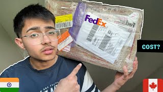 I GOT A PARCEL FROM INDIA   !! 🥳 || Custom duty ?? || FEDex?