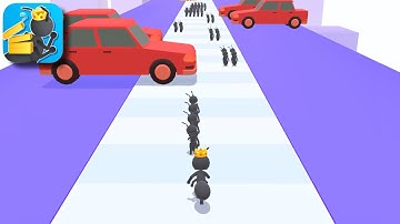 Tiny Run 3D🐜👑 Gameplay Walkthrough Part - 39 ( iOS,Android) All levels