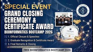 🎓 Bioinformatics Bootcamp 2026 – Official Closing Ceremony | Certificate Updates & Quiz Winners