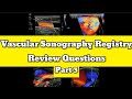 Vascular sonography registry review