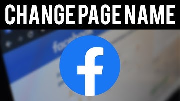 How To Change Facebook Page Name 2020 (on Computer)