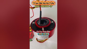 Cổ góp điện hộp kín 3 pha model: SRH3099-3P, cổ góp điện dạng kín 3 pha, cổ góp điện hộp kín an toàn