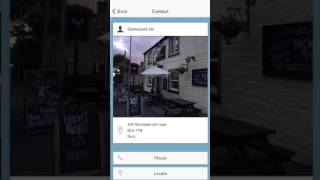 Gamecock inn Bury Mobile app design by Fastapps.mobi screenshot 4