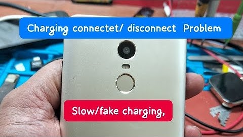 Redme Note 4 Charging connect/ Disconnect  Solution
