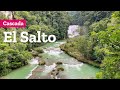 Cascada El Salto en Palenque y reserva ecológica Aluxes Chiapas