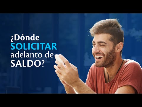 Donde solicitar adelanto de saldo