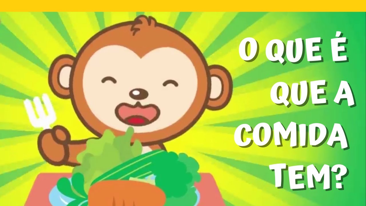 🥕🥗 🍉 O que é que a Comida tem? | Música Infantil Educativa | Animazoo Kids 🦁🐼🐵🦒🦜