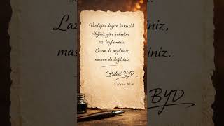 Verdiğim Değere Haksızlık Ettiğiniz Gün Indirdim Sizi Heybemden. Lazım Da Değilsiniz, Masum Da