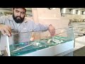 5MM glass cutting for hotal table 🔥