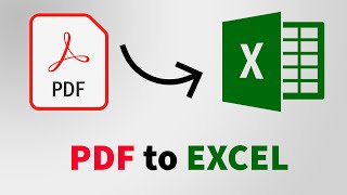 PDF Dosyasını  Excel'e Dönüştürme | PDF to EXCEL [2023]