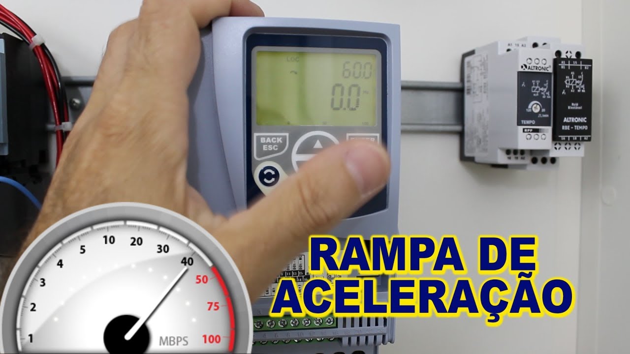O que é RAMPA DE ACELERAÇÃO NO INVERSOR DE FREQUÊNCIA