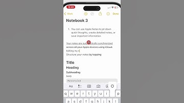 Easy orientation for Apple Notes on iPhone