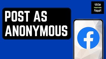 How To Post As Anonymous On Facebook Group | Post Anonymously On Facebook Group