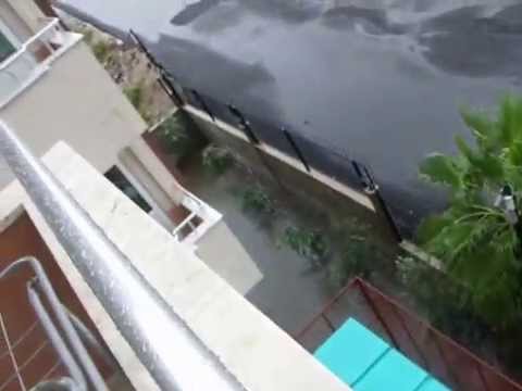 antalya manavgat yagmuru kyk erkek ogrenci yurdu youtube