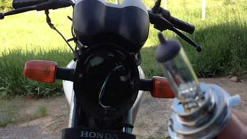 Como funciona farol de milha na moto?