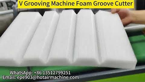 V Grooving Machine | Foam Groove Cutter