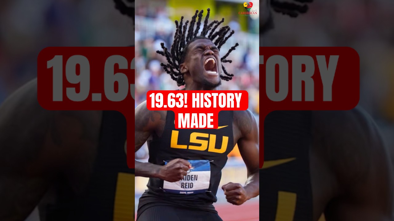 NEW RECORD - Cayman Islands Jaiden Reid STUNS NCAA With 19.63 Record Run! & Breaks NCAA 200m Record