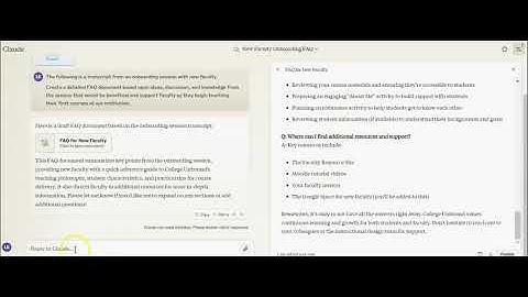 Using Generative AI to Create an FAQ