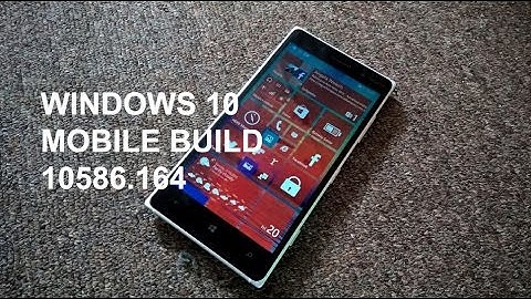 Hands on Windows 10 Mobile Build 10586.164