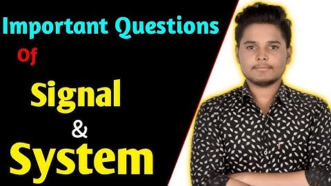 Signal and System important questions // signal & system