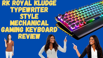 RK Royal Kludge Typewriter Style Mechanical Gaming Keyboard Review