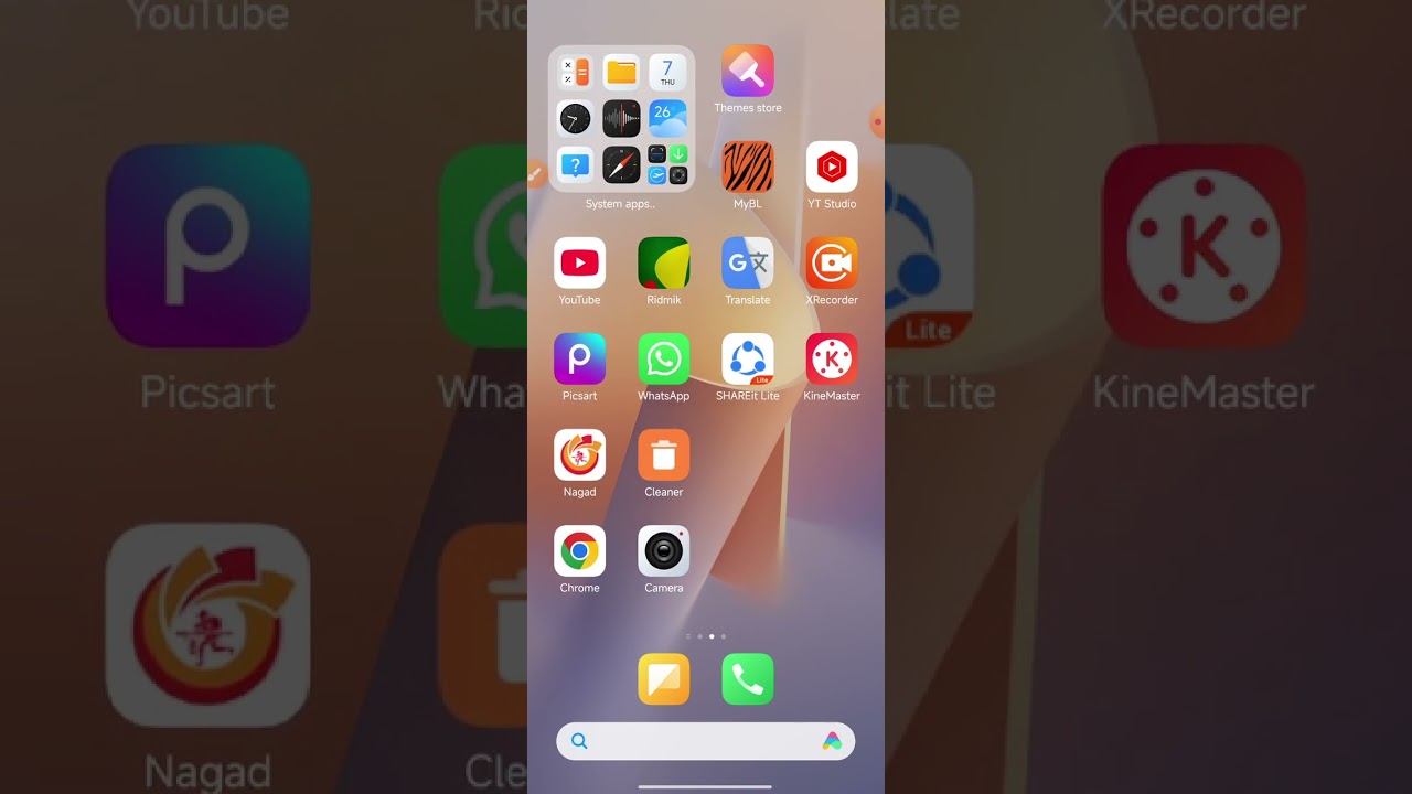 Sun clock digital apps add on mobile phone display