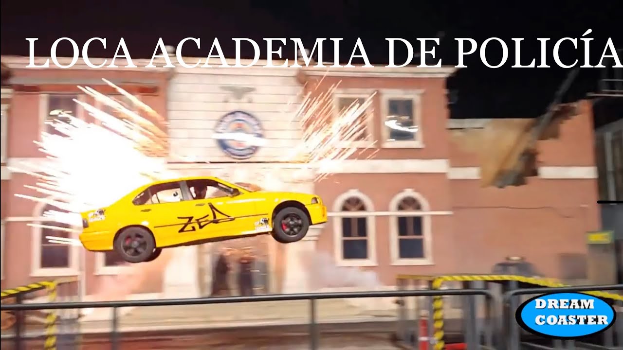 [HD] PARQUE WARNER- LOCA ACADEMIA DE POLICIA