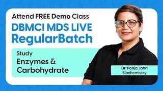 DBMCI MDS Regular Batch Demo | Study Enzymes | Dr. Pooja Johri (Biochemistry) screenshot 5