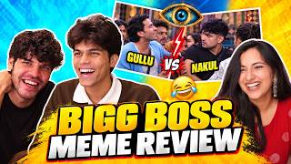 BIG BOSS Meme review 😍 || Nakul Dhull vs Gullu 😱 @adarshuc