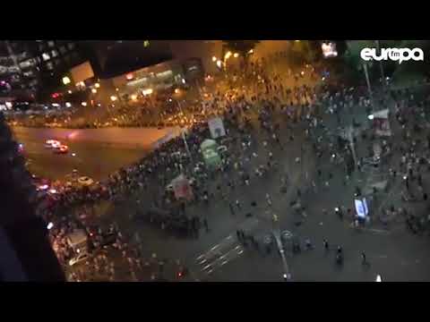 Cum A Evacuat Jandarmeria Multimea Din Piata Victoriei De La Protestul Diasporei - 10 August 2018