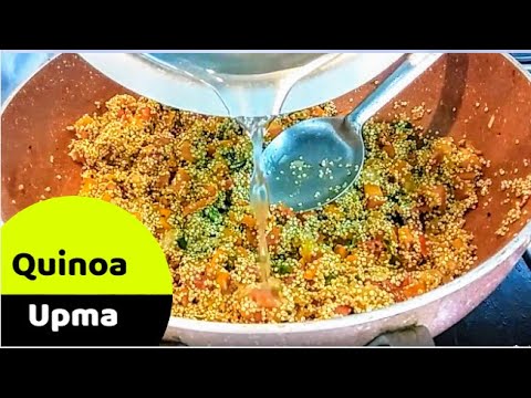 Quinoa Upma | Quinoa Recipes in Telugu for Weight Loss | Quinoa Rice Pulao (Kichidi) Indian