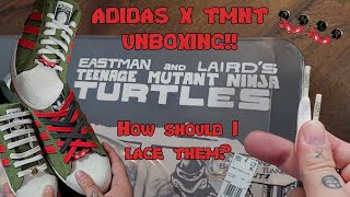 2024 Drops! @adidas  x @tmnt Unboxing Teenage Mutant Ninja Turtle Superstar Shelltoe Collab Sneakers