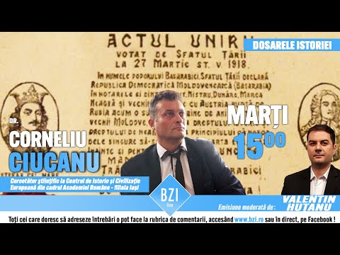 Despre „Unirea Basarabiei cu România 27 martie 1918 - istoricul şi cercetătorul Corneliu Ciucanu