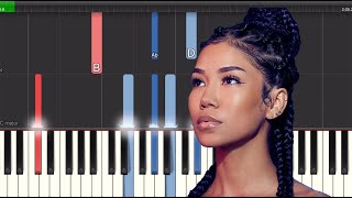 Jhené Aiko - 10k Hours (Piano Tutorial - Piano Parts)