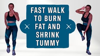 10 Min Fast Walk To Burn Fat And Shrink Tummy At Home - IT Works