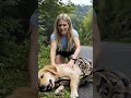 A Kind Girl Rescues Helpless The Puppy From The Snake That Preyed On It 