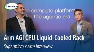Supermicro Arm AGI CPU Liquid-Cooled Rack at OCP Global Summit 2026