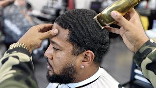 *FULL LENGTH* HAIRCUT TUTORIAL: FRESHEST MID TAPER ON 360 WAVES | END OF WOLFIN