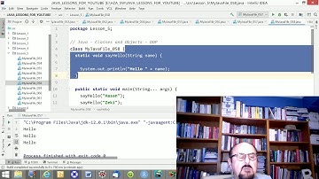 JAVA Lessons  5 - worked on JetBrains  IntelliJ IDEA and on Eclipse IDE - 5