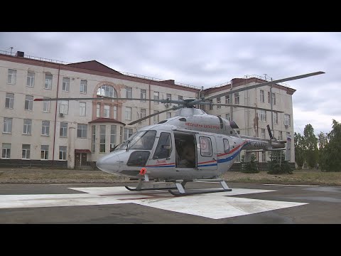 В Волгоградской области построили новые вертолетные площадки для санитарной авиации