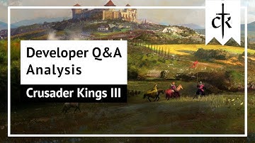 CK3 FAQ Analysis: Comments Review And Development, Buildings