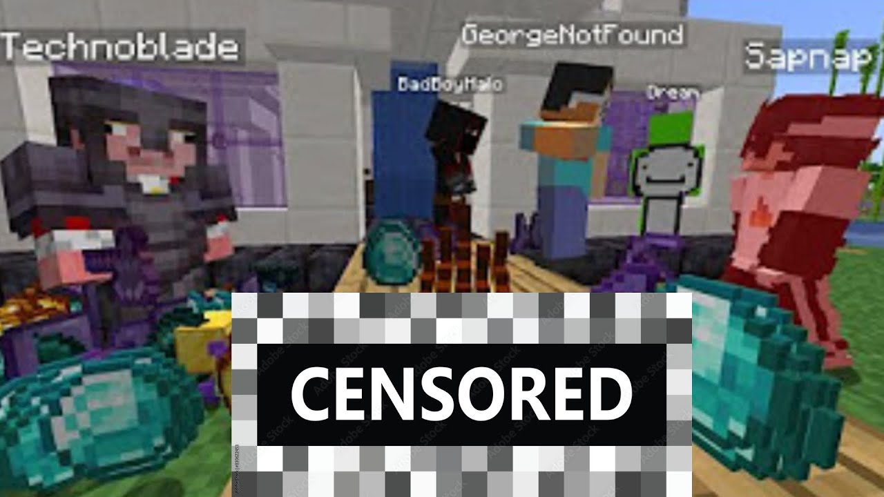 The Funniest Dream SMP Video Never Posted (CENSORED) @dream  @GeorgeNotFound