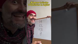 ORDINAL and CARDINAL numbers in ENGLISH / EASY