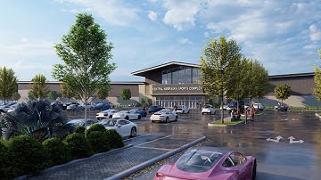 SPORTS COMPLEX • LUMION 11 RENDERING • 4K CENIMATIC • NVL ARCHITECTS