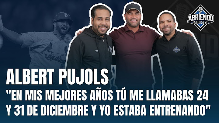 ALBERT PUJOLS COMO NUNCA LO HABÍAS VISTO, HABLA DE HR 700, SU SALIDA DE CARDENALES Y DIRIGIR CLÁSICO