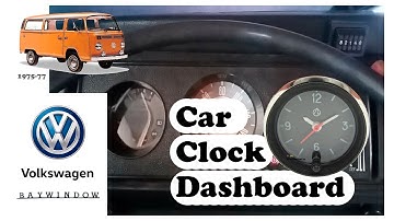 Car Gauge Clock